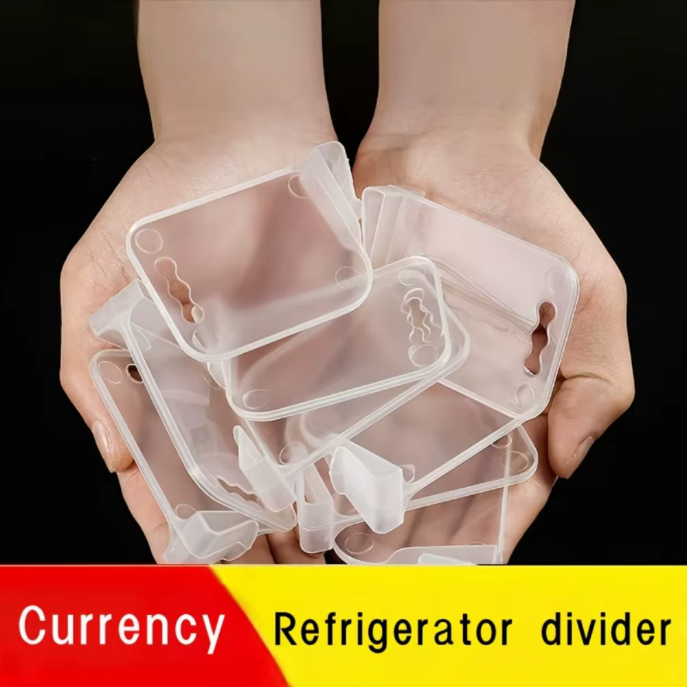 Lot de 12 séparateurs de réfrigérateur rétractables en plastique, réglables, pour organiser bouteilles et canettes de cuisine