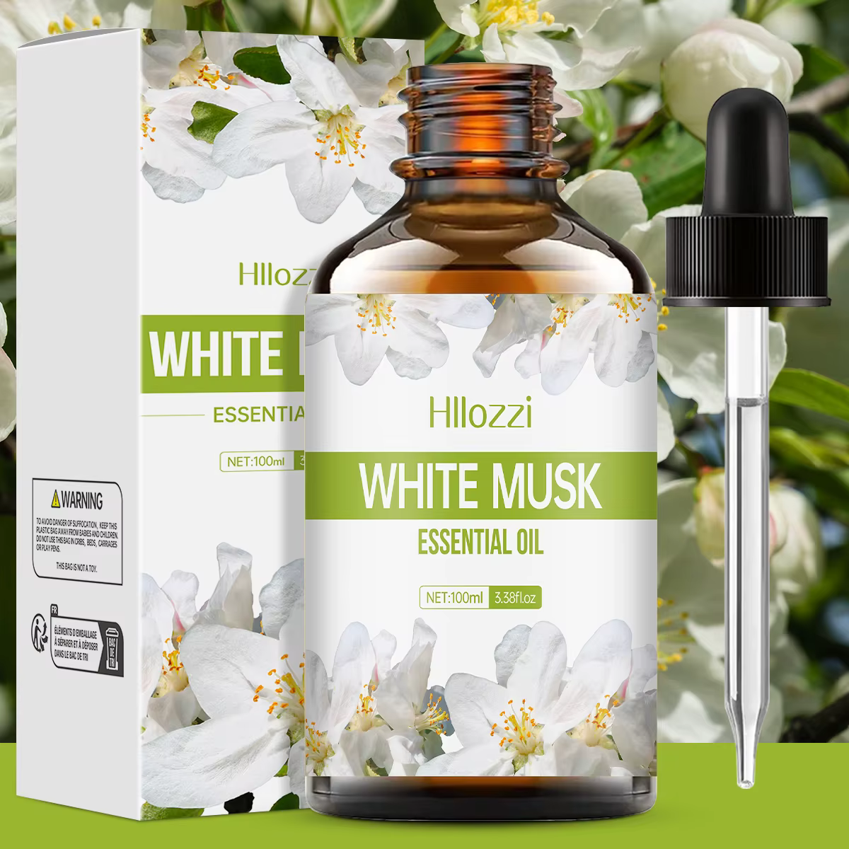 L'huile essentielle de musc blanc convient aux soins de la peau