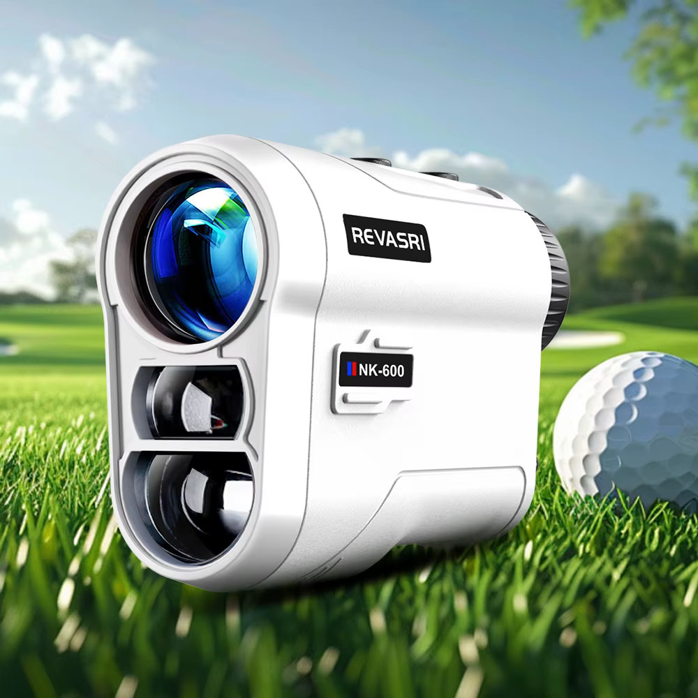 Télémètre laser de golf REVASRI rechargeable 600M/1000M avec grossissement 6X, télescope monoculaire pour sports de plein air
