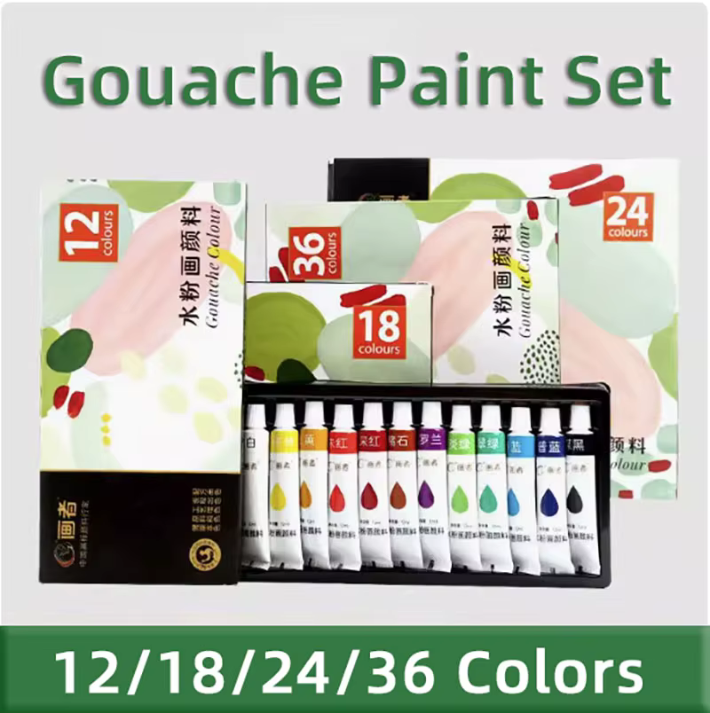 Ensemble de peinture Gouache