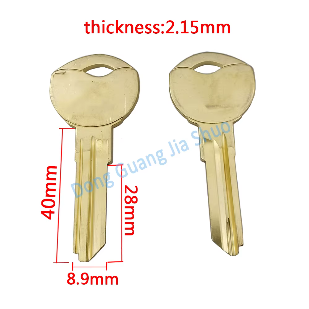JS 2317 clé spéciale multi-fentes de forme spéciale clé allemande vierge