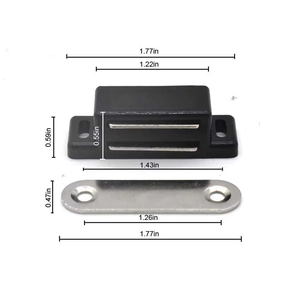 Loquet magnétique pour porte d'armoire