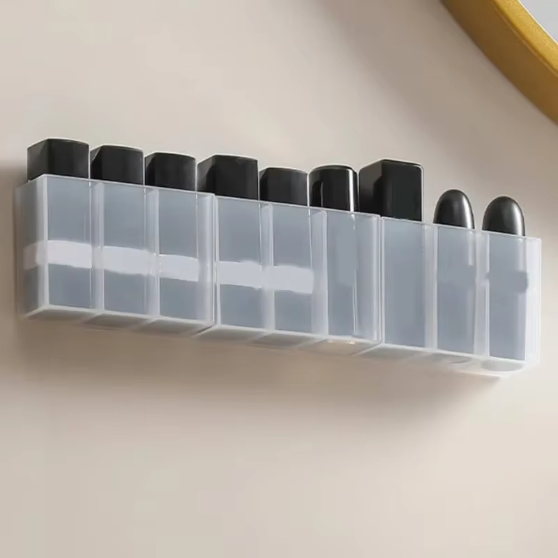 Mini boîte de rangement en plastique à 3 grilles