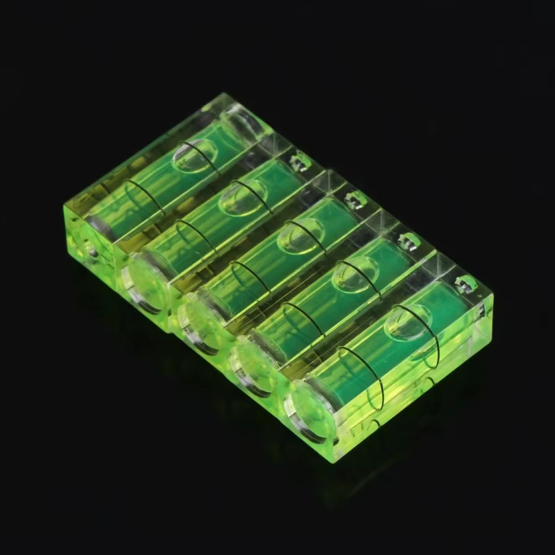 29 mm x 10 mm niveau carré mini bulle nivellement petits niveaux 5 pièces