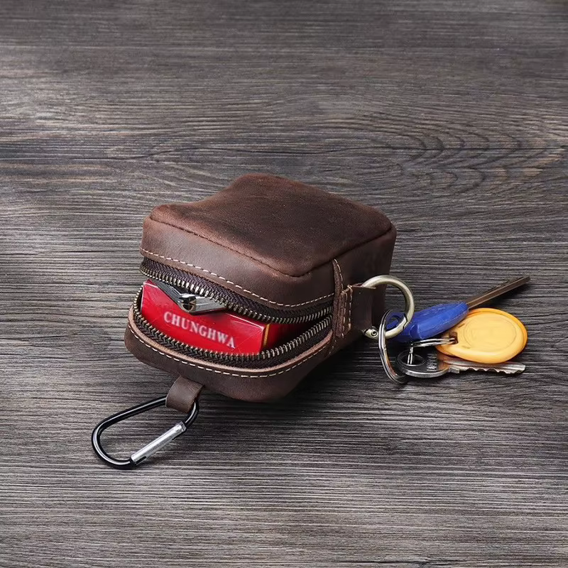 Pochette de rangement pour clés avec mousqueton