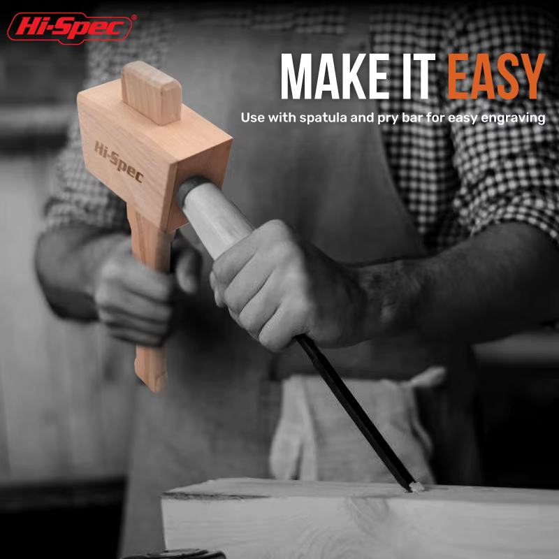 Marteau en bois de hêtre Hi-Spec