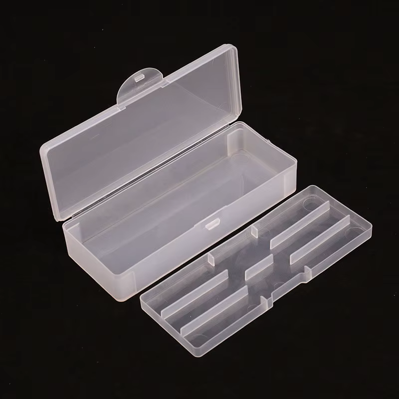 Boîte de rangement de finition à Double couche pour Nail Art, boîte de rangement pour outils de manucure, brosses à ongles, stylo, vitrine, bijoux, organisateur