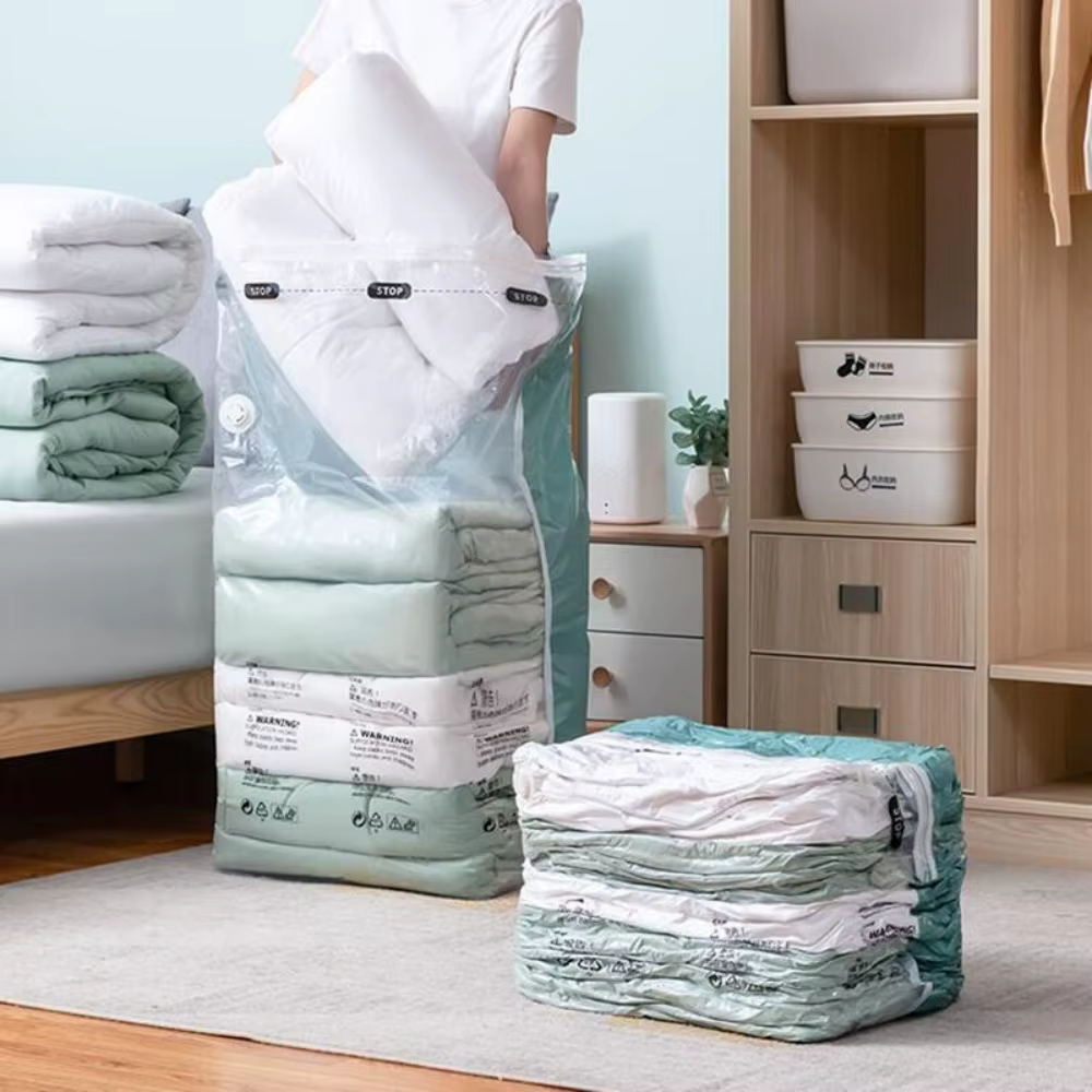 1 paquet de sacs de rangement sous vide sans pompe
