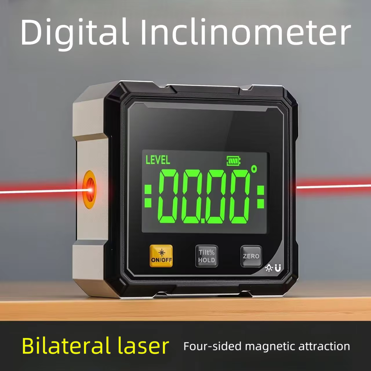 Inclinomètre laser magnétique