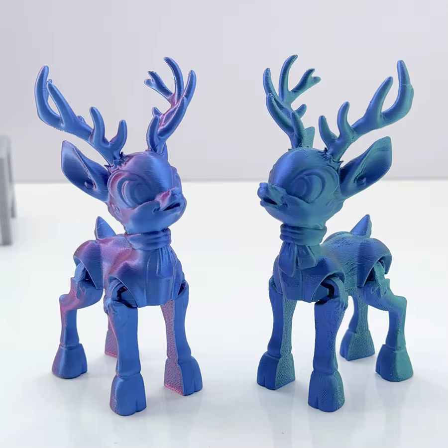 Modèle de renne mignon imprimé en 3d