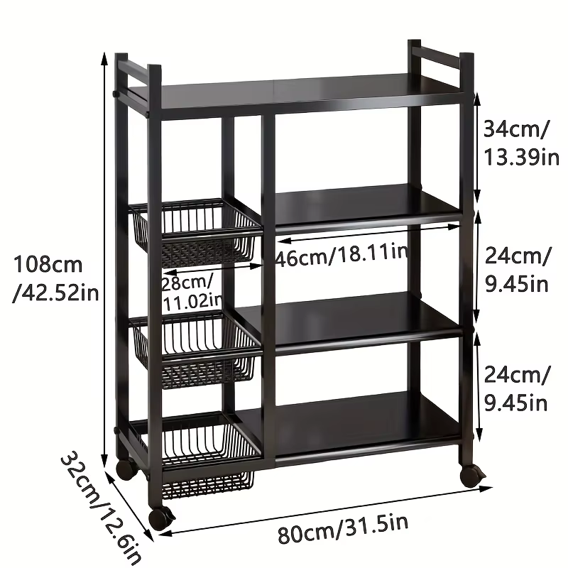 Support de rangement Mobile 1 pièce