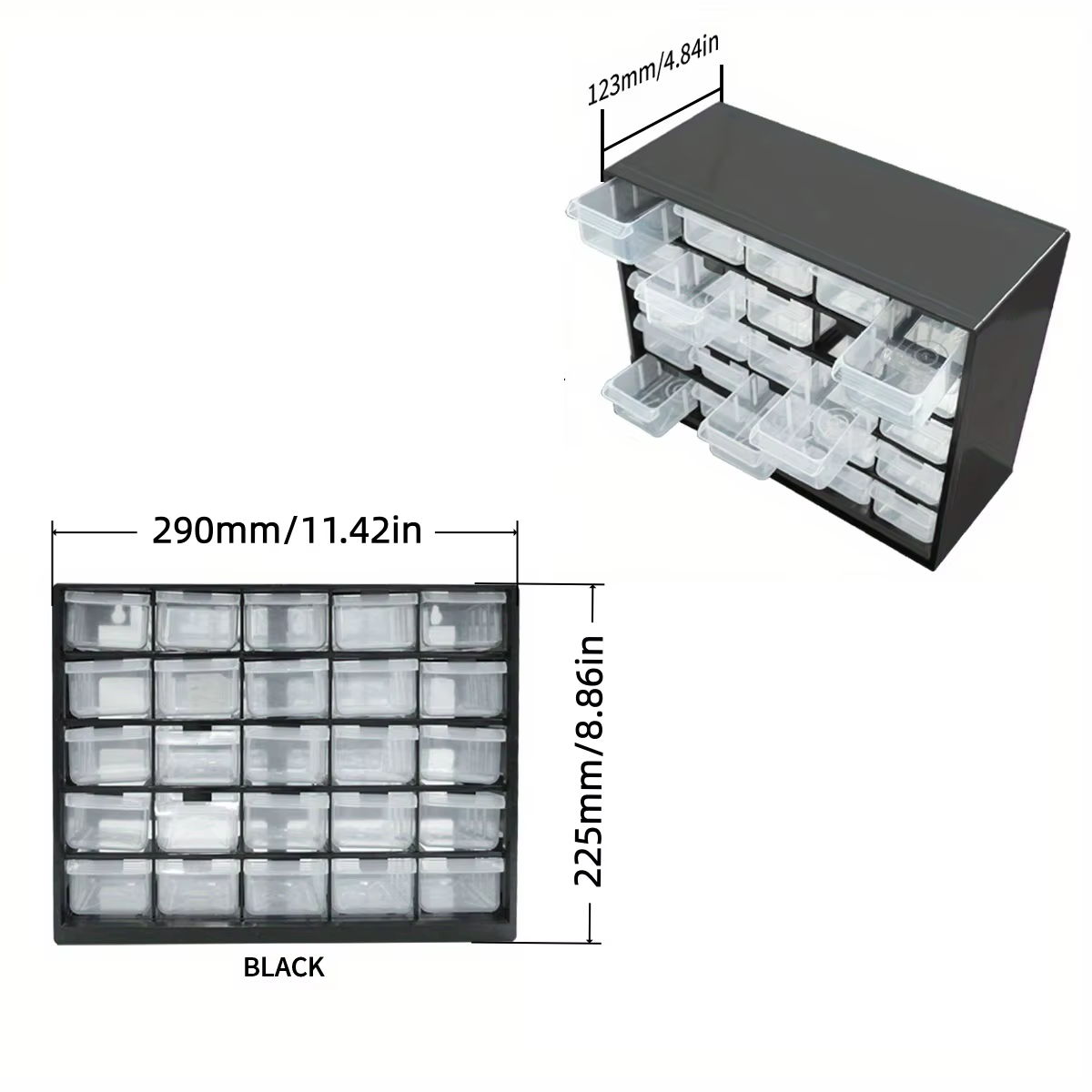 Organisateur de rangement de vis de pièces