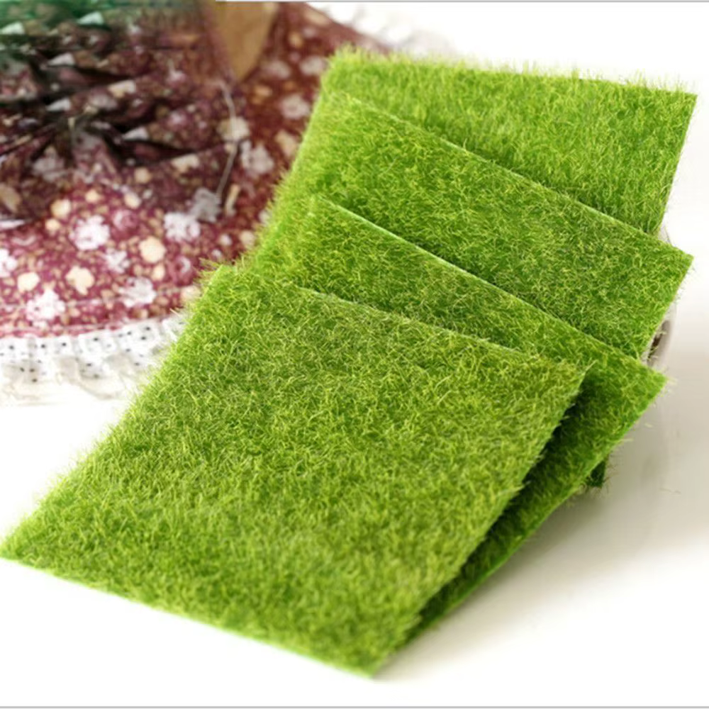 Décoration de pelouse écologique, ornement de jardin, gazon artificiel, fausse mousse, simulation d'herbe, décoration de micro-paysage, herbe artificielle