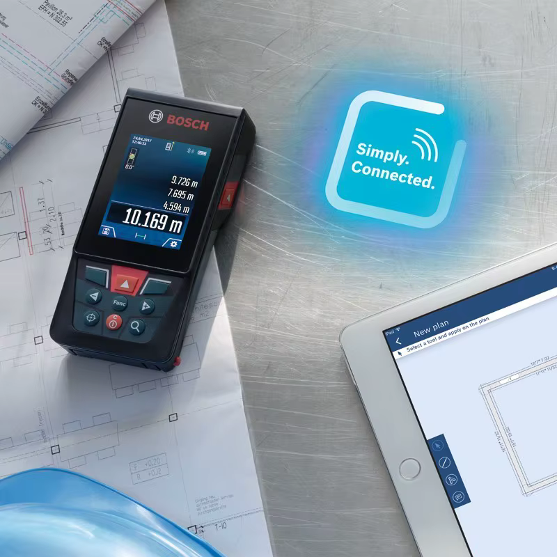Télémètre laser Bosch portable à faisceau vert GLM 4000 GLM30 GLM50 GLM100 GLM150C avec Bluetooth
