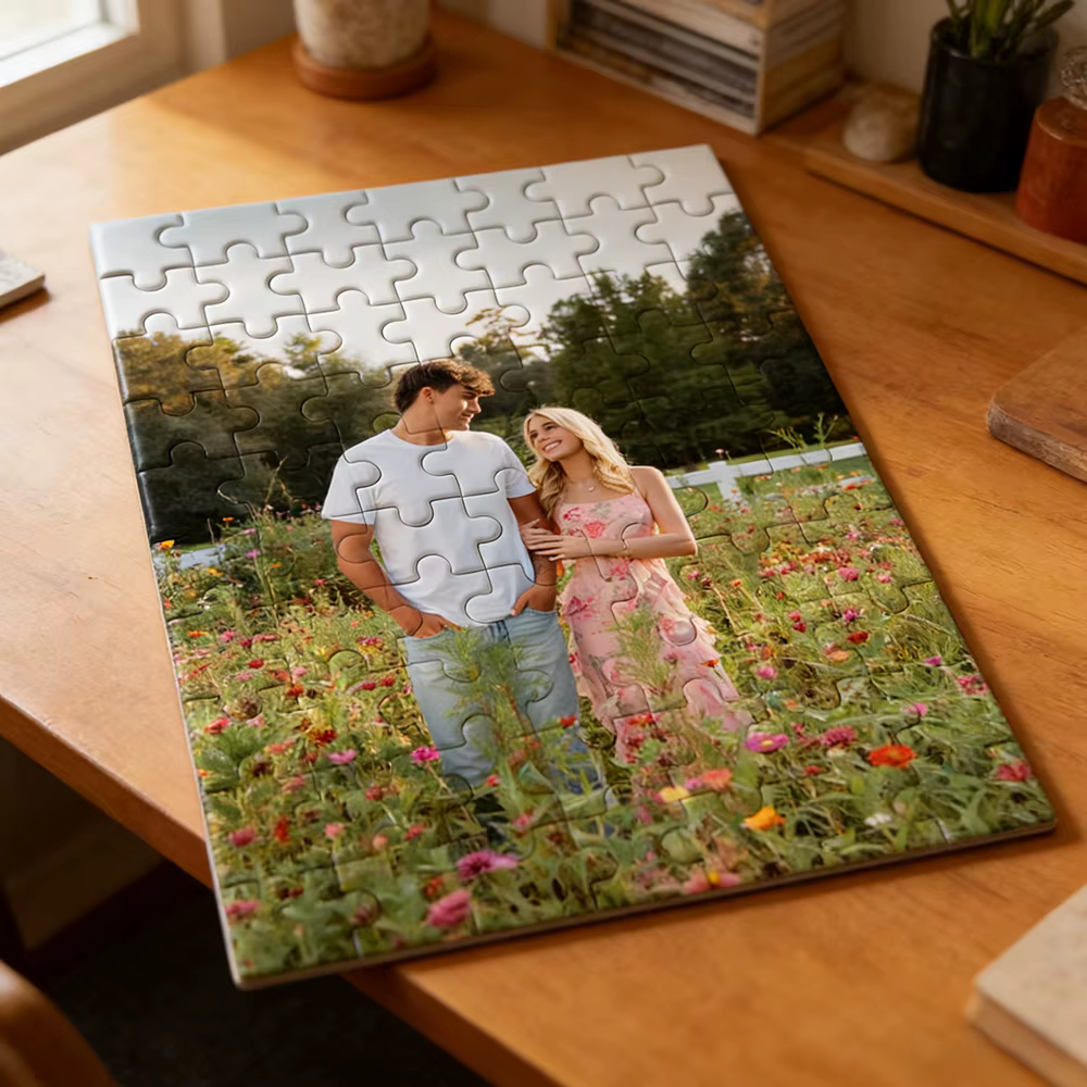 Puzzle en bois personnalisé 1 pièce