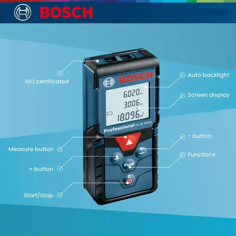 Télémètre laser numérique BOSCH GLM 4000