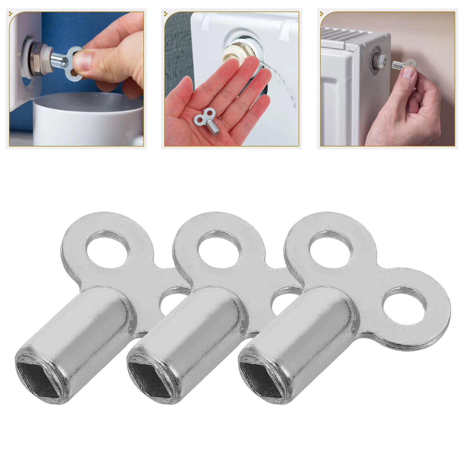Clé de robinet de radiateur