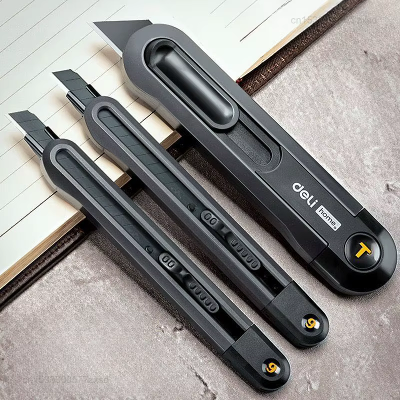 Cutter rétractable à lame détachable 18mm/9mm