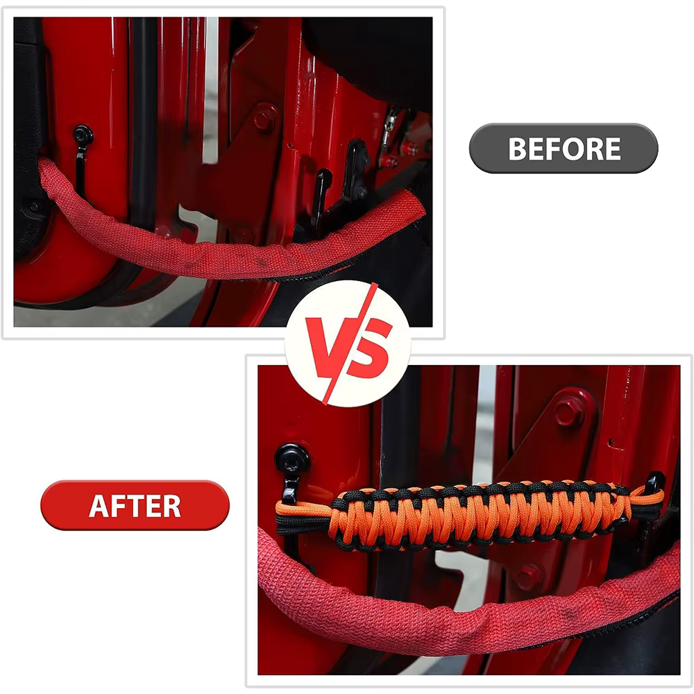 Sangles de limitation de porte pour Jeep Wrangler