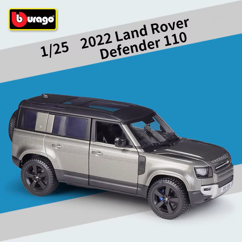 1:24 2022 Land Rover Defender 110 SUV voiture en alliage moulé sous pression et véhicules jouets modèle