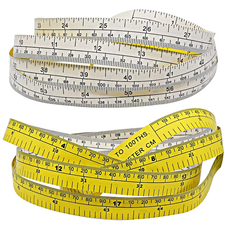 Ruban de mesure rétractable souple en PVC