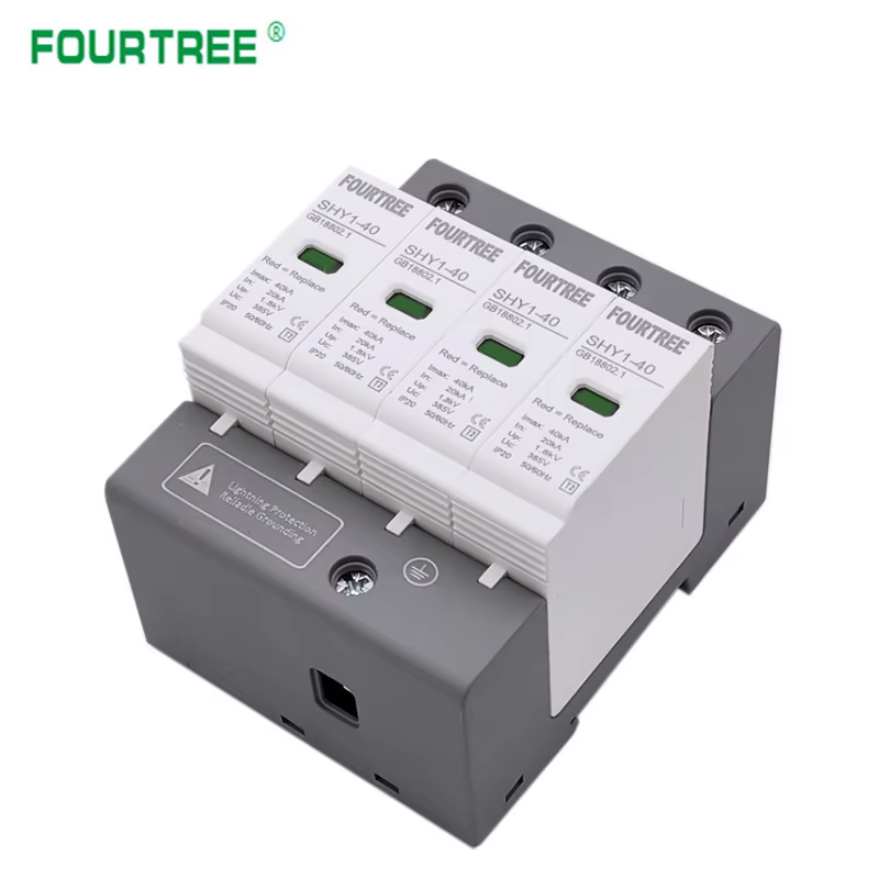 Protection contre les surtensions AC SPD 2P 3P 4P 10 ~ 20KA/20 ~ 40KA /30KA ~ 60KA