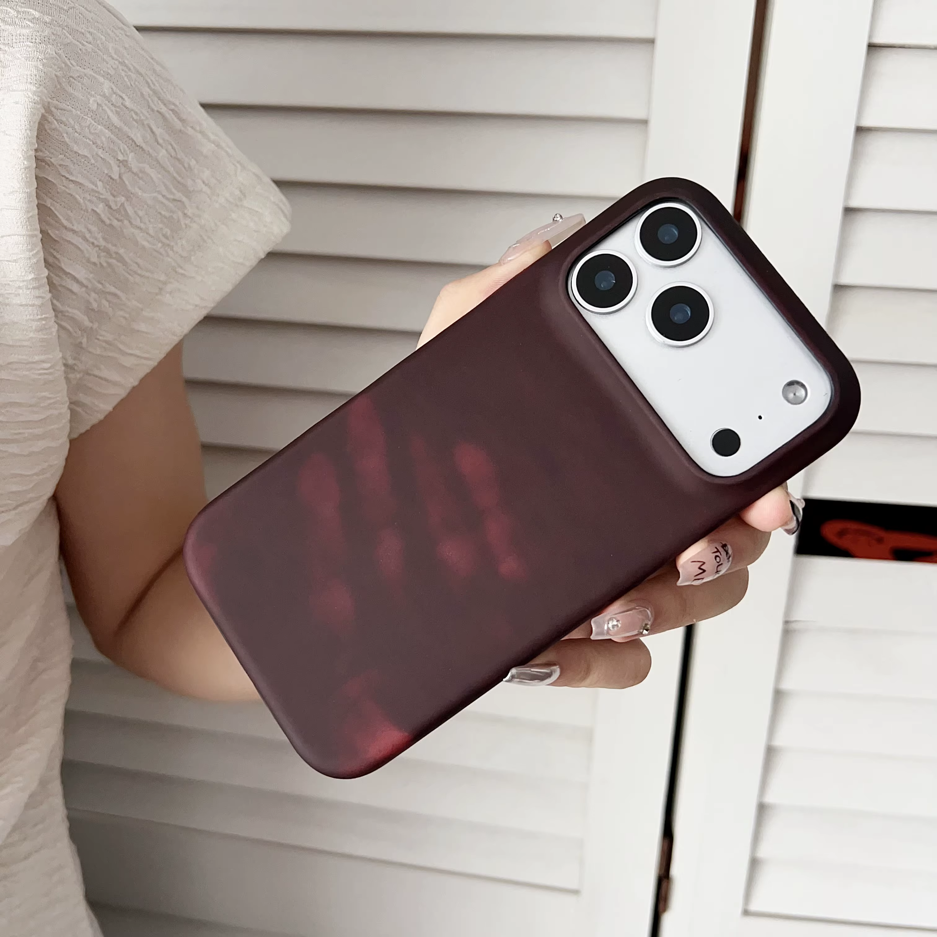 Coque de téléphone à détection thermique