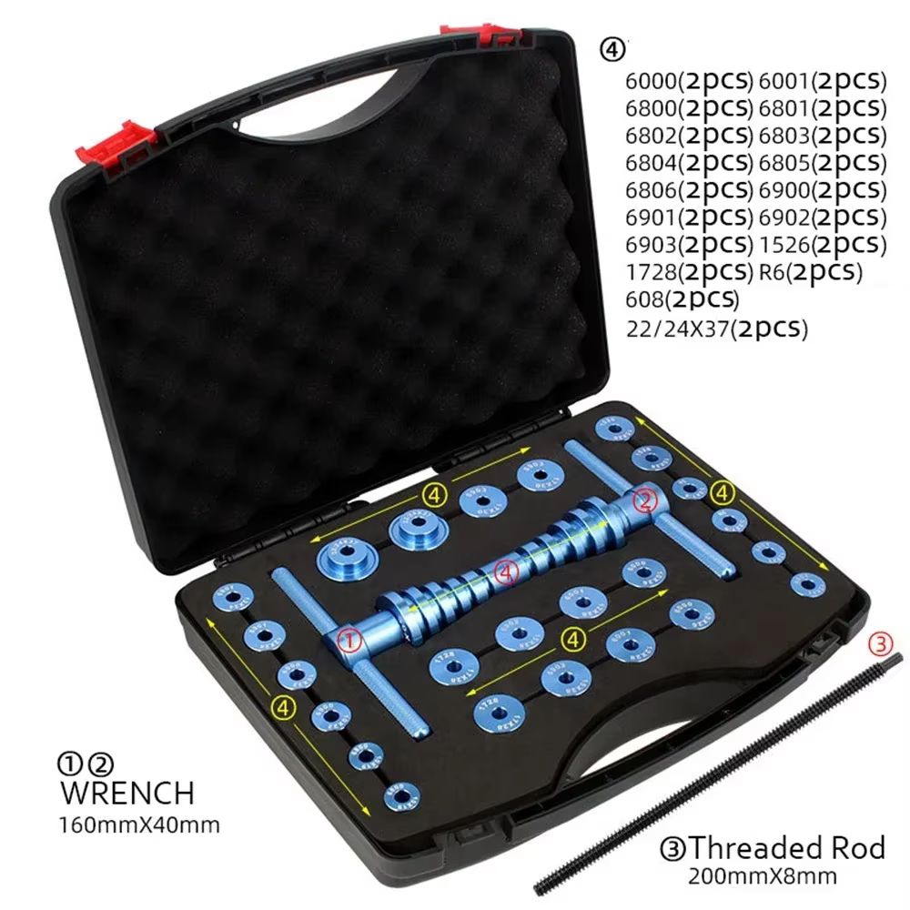 Extracteur de roulements d'accessoires de vélo