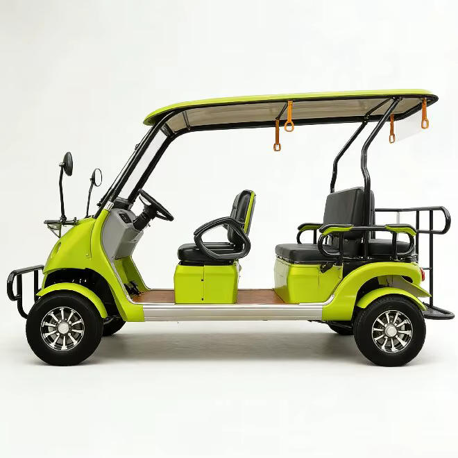 Voiture de golf électrique 6 places 1800W 60V avec une autonomie de 50-70 km