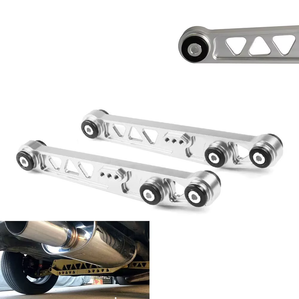 Suspension de course 2 * Kit de commande inférieur arrière bras LCA pour Honda Civic 88-95 EG Acura Integra 90-01 Del Sol 93-97 or argent rouge