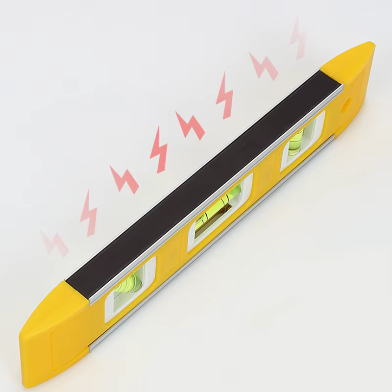 2pcs Jauge de Niveau En Alliage D'aluminium Forte Magnétique Mini Trois Type