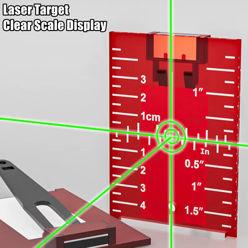Plaque de ciblage pour niveau laser