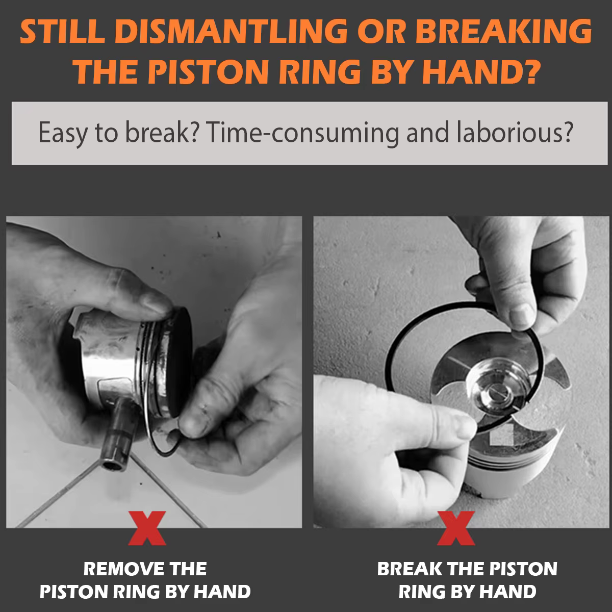 Installateur de segments de Piston