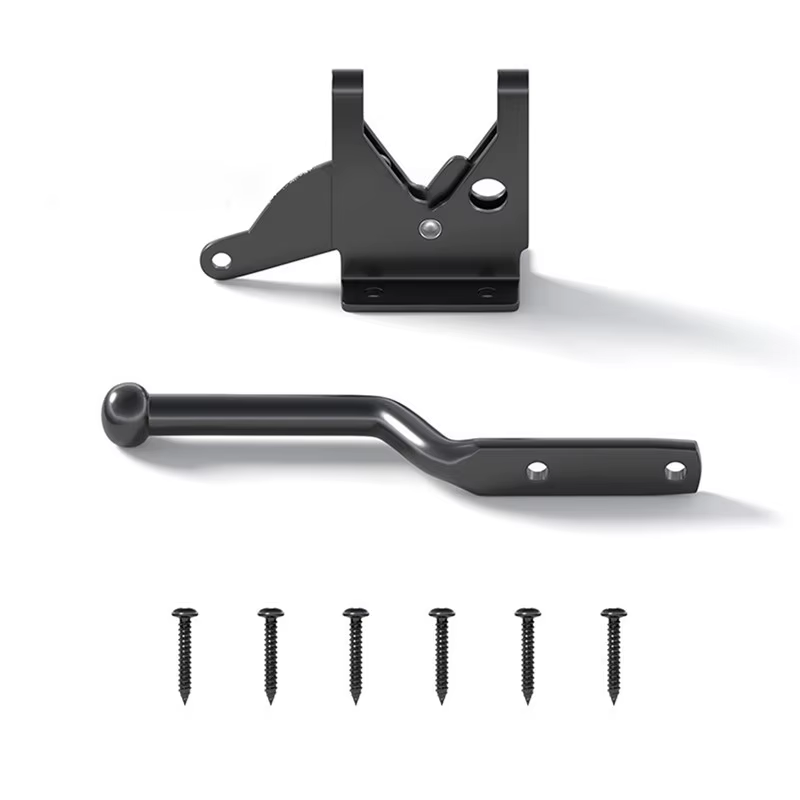 Loquet de porte autobloquant en acier au carbone