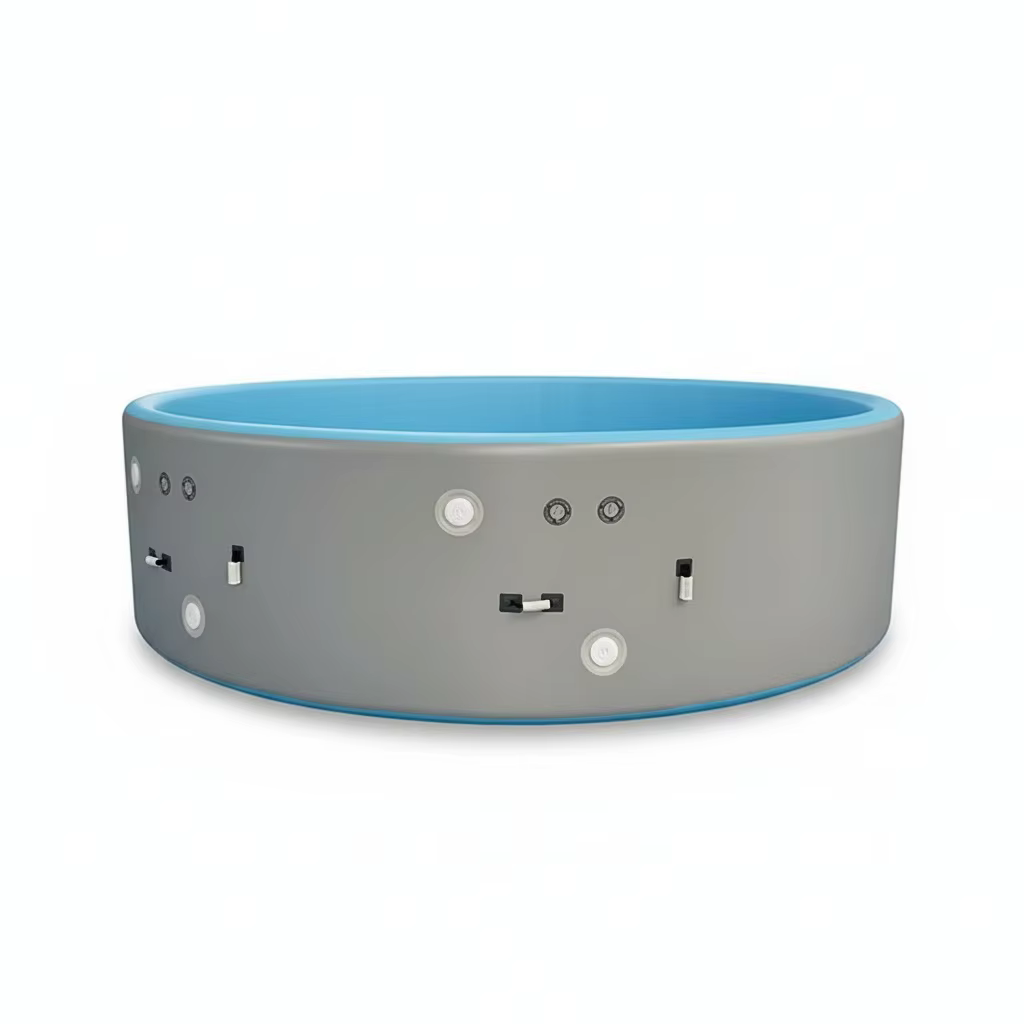 Piscine ronde gonflable, piscine géante en PVC de 400x120 cm, piscine antidérapante, piscine résidentielle pour enfants et adultes