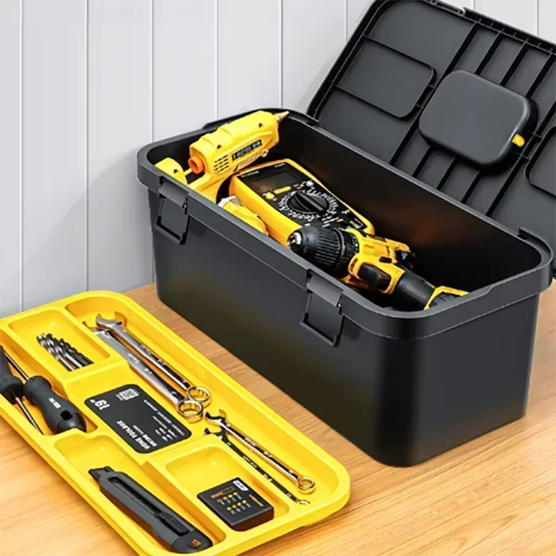 Boîte de rangement multifonctionnelle antichoc pour électricien