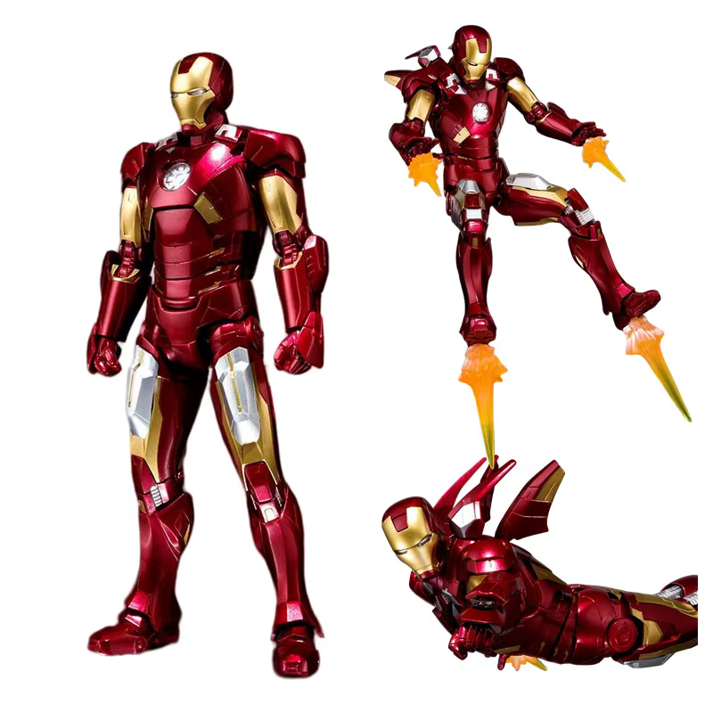Iron Man MK85 MK50 MK20 MK5 MK7, modèle de figurine d'action, jouets à collectionner, cadeau d'anniversaire pour enfants