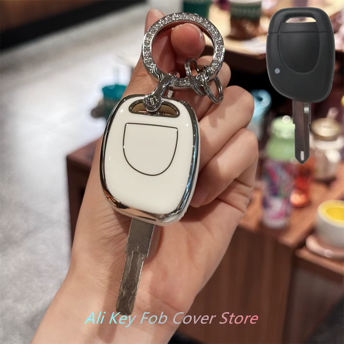 Porte-clés de voiture pour Renault Twingo Clio Kangoo Twingo