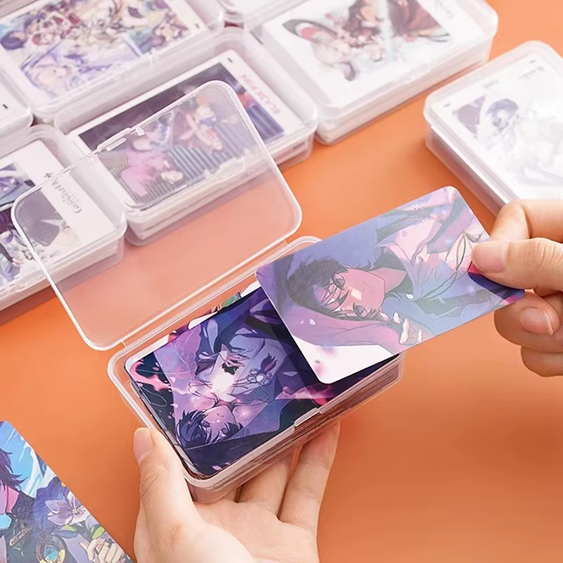 Boîtes en plastique transparentes