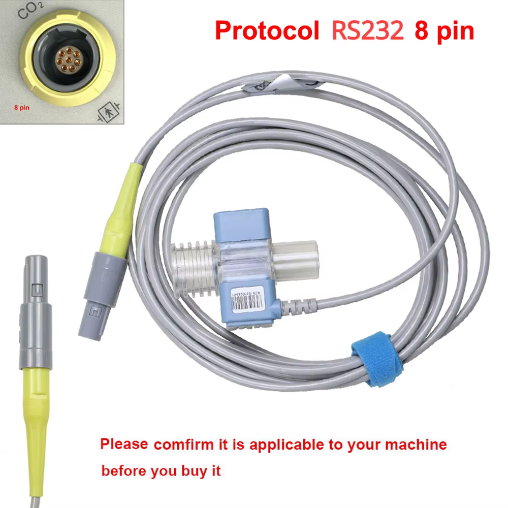 Capteur de Capnographie Principale CO2-M02 EtCO2 Modulaire pour CMS6000 CMS8000 CMS7000 CMS9200 Moniteur Patient
