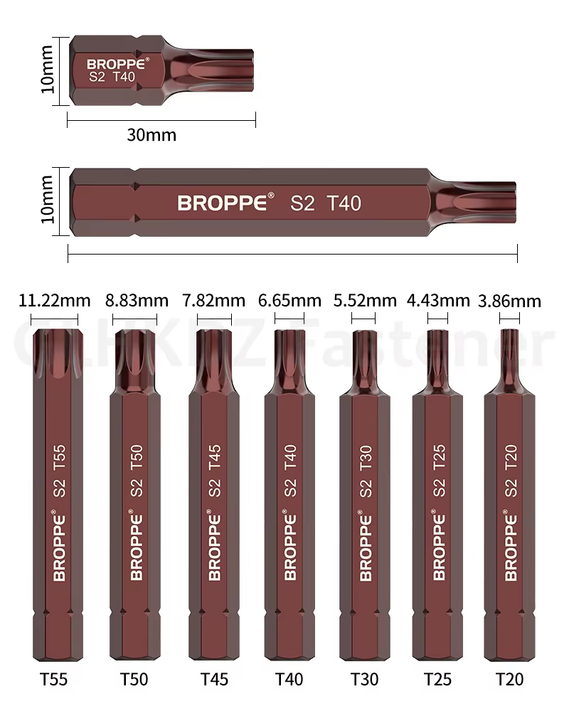 Embout de tournevis Torx 30/75mm