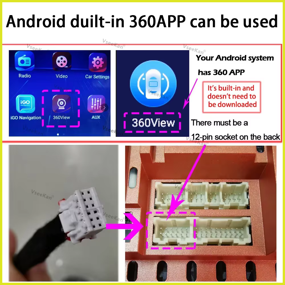 Caméra WDR Sony307 Guardian pour Android Auto