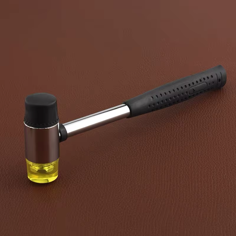 Maillet en caoutchouc, maillet artisanal en cuir pour le bricolage