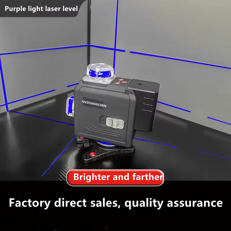 Niveau Laser 12/16 lignes 3/4D auto-nivelant 360 croix horizontale et verticale