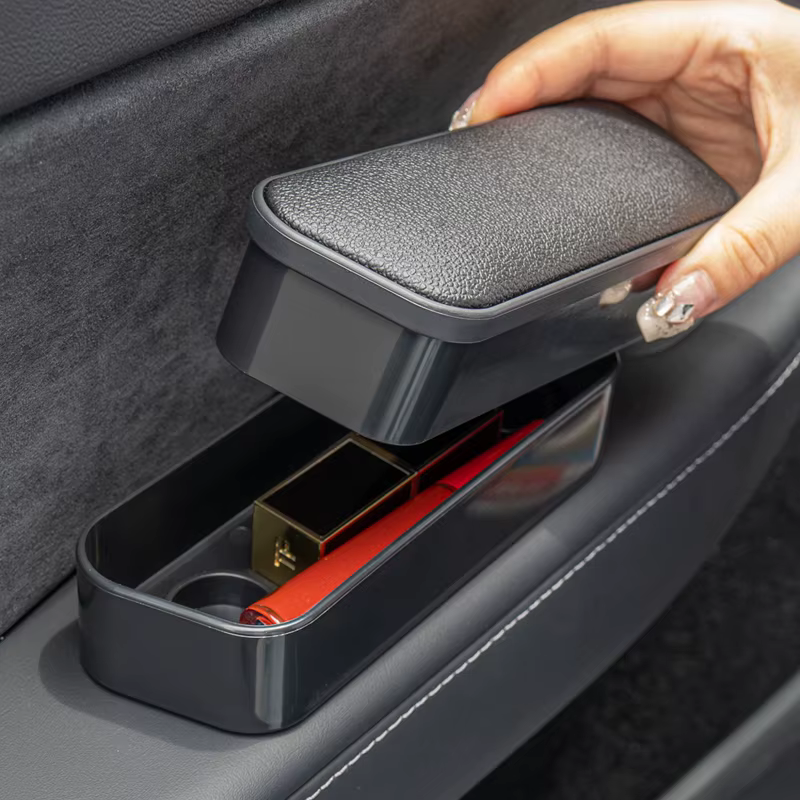 Accoudoir gauche et droit de voiture, boîte de rangement de porte, ascenseur intérieur de voiture, accoudoir universel, coussinet d'accoudoir, extension de la hauteur du bras de soutien du siège