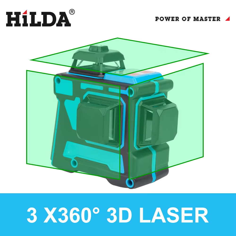 Niveau Laser 12 lignes 3D à nivellement automatique