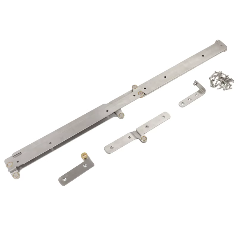 Quincaillerie de porte pliante à 180 degrés montée sur le dessus