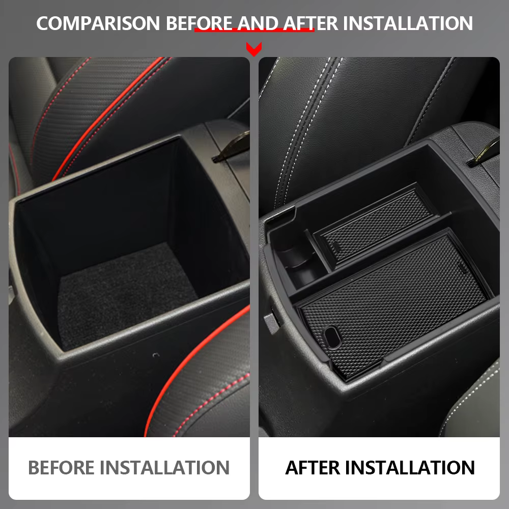 Boîte de rangement pour accoudoir de console centrale de voiture