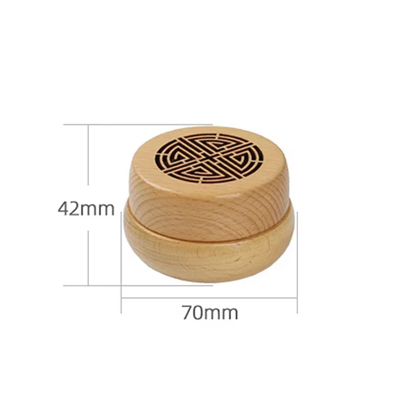 Boîte en bois de parfum Antique Portable sans parfum