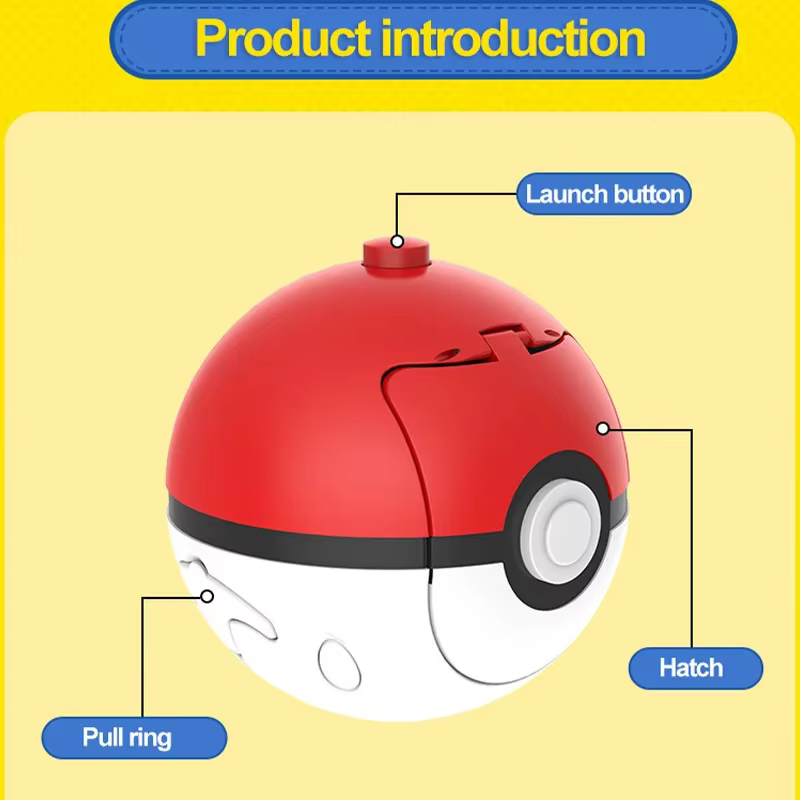Original Pokemon Pikachu toupie arène dessin animé Figure tirer monstre elfe balle bataille jeu garçon enfants enfant cadeau d'anniversaire